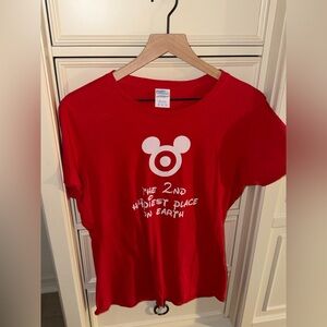 Port and Company Red Graphic Tee